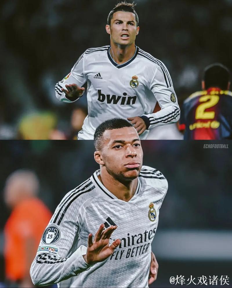 姆巴佩7分钟帽子戏法，逼近C罗梅西欧冠成就！皇马18